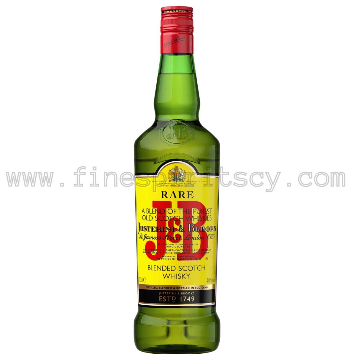 J&B Rare Scotch Scotland Whisky Price Online 70cl Cyprus Fine Spirits 700ml 0.7L