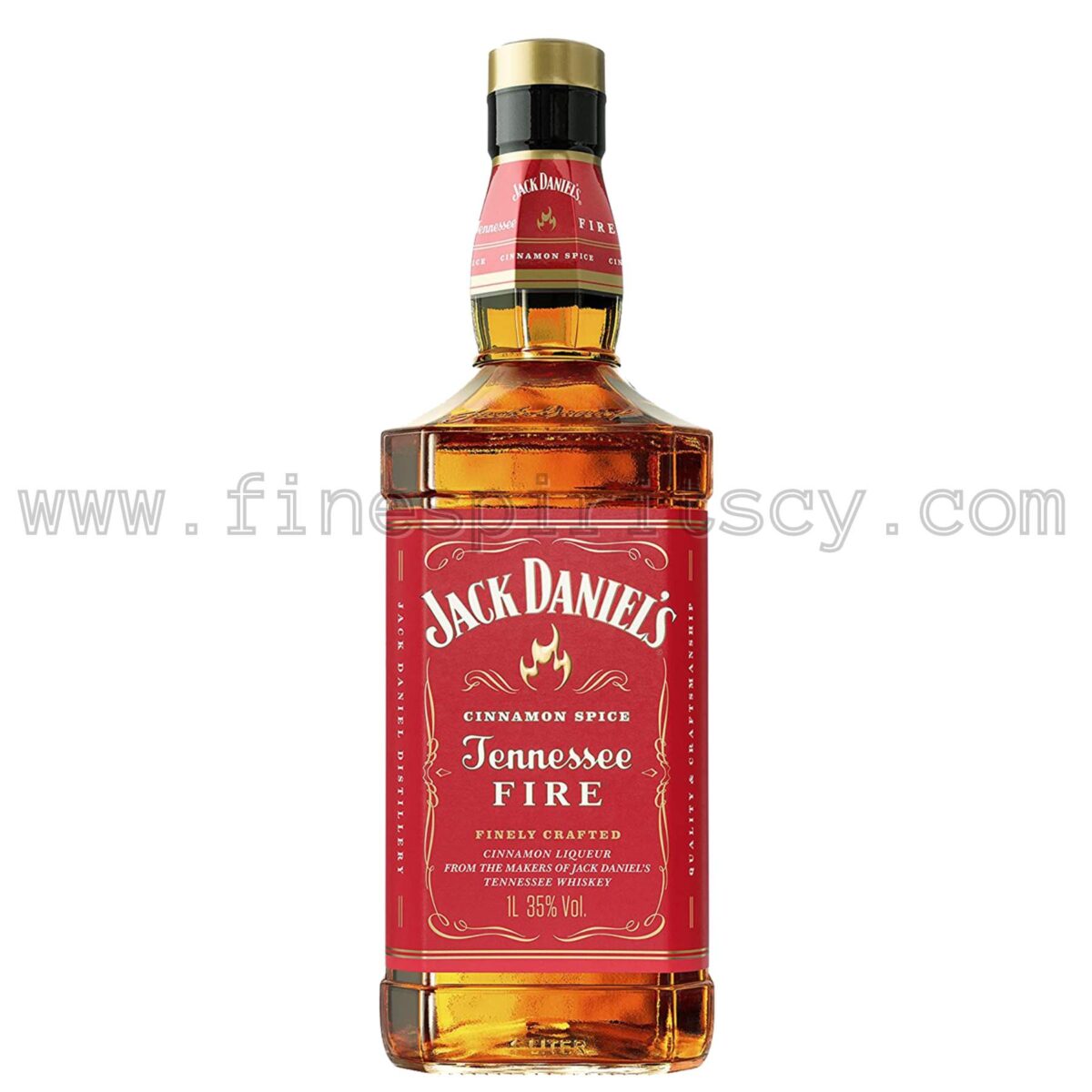 Jack Daniels Fire Tennessee Whiskey Liqueur 1000ml 100cl 1L Liter Litre