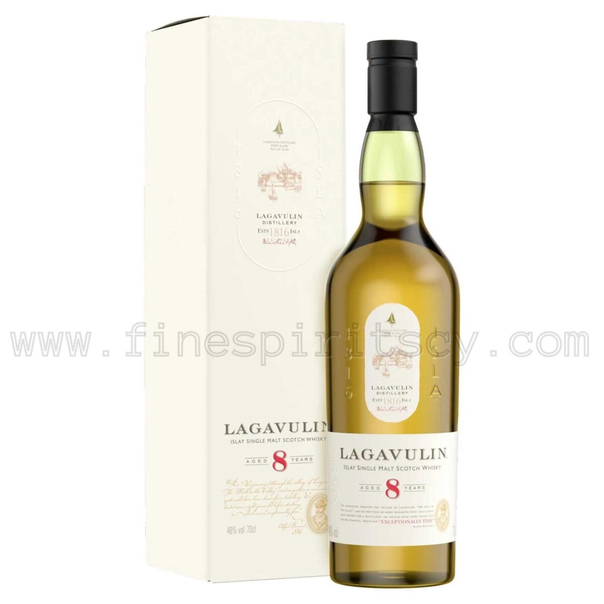 Lagavulin 8 Year Old CY Cyprus Price Fine Spirits Islay Whisky Whiskey Shop