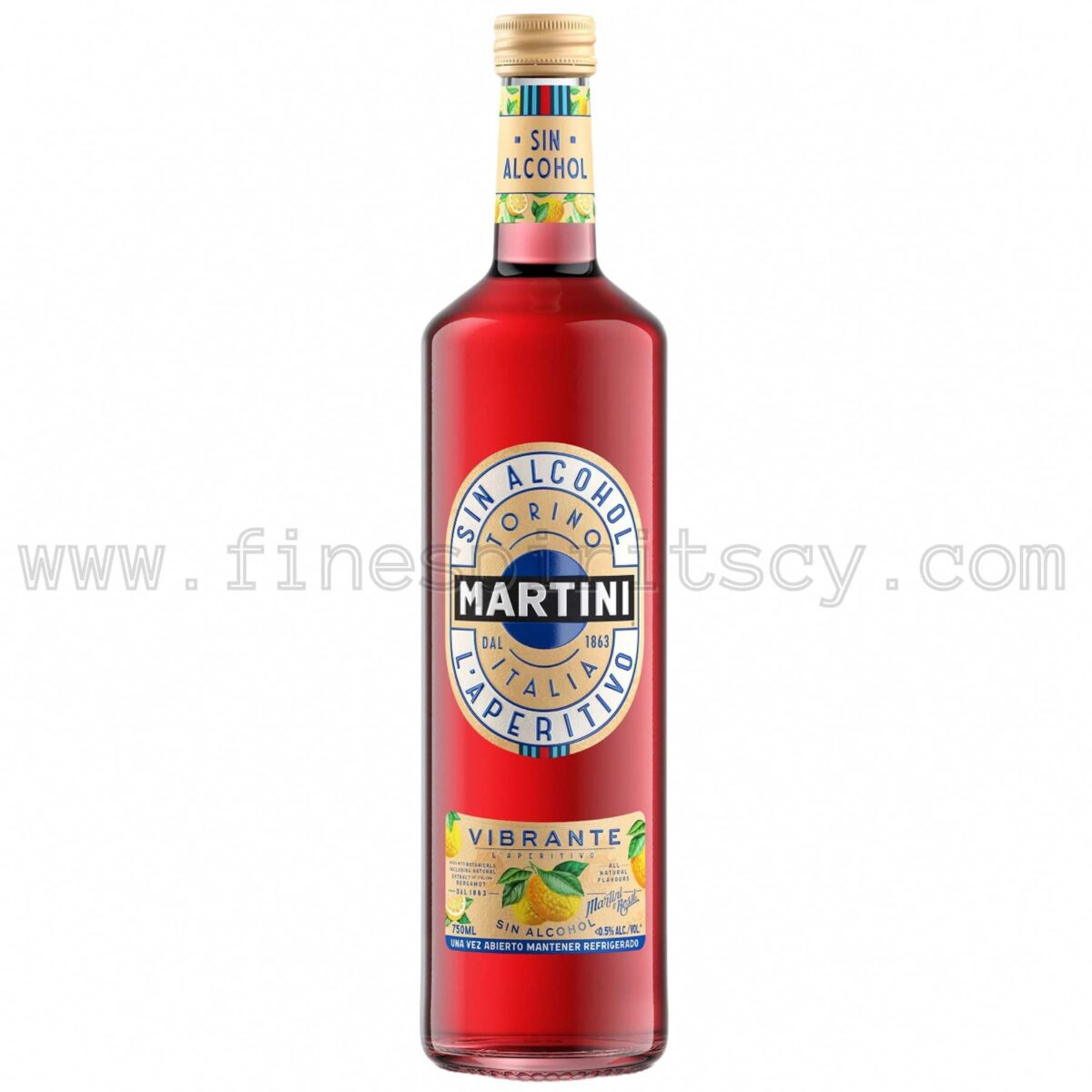Martini Vibrante Alcohol Free 0% Cyprus Price Shop Buy Order Online Cyprus CY