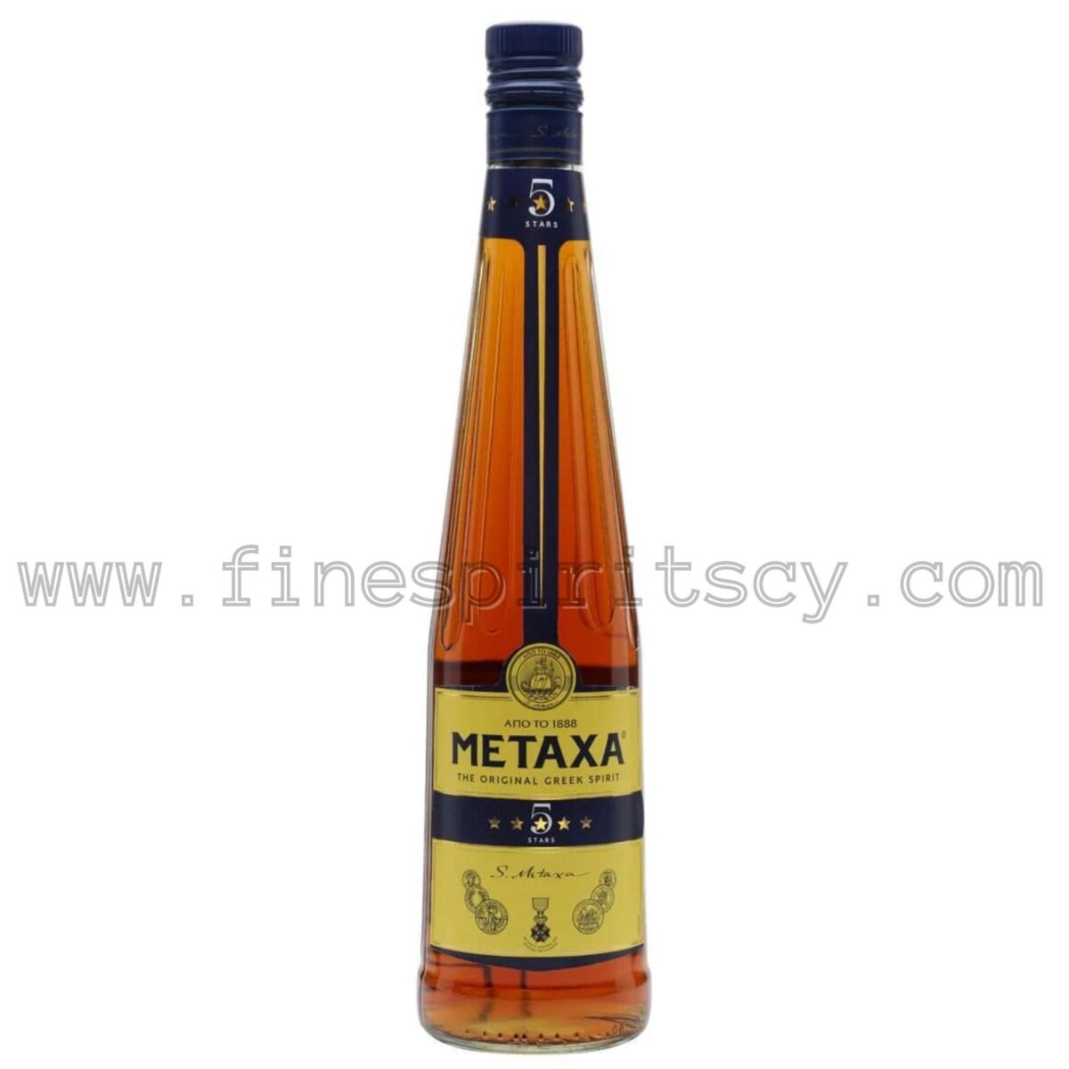 Metaxa 5 Stars Fine Spirits Cyprus 5* Brandy Cognac Order Online Price Cheap Best FSCY