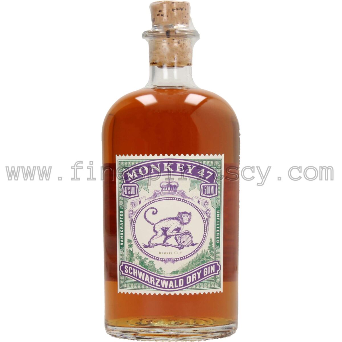 Monkey 47 Barrel Cut Gin Cyprus Price Best Cheap 500ml 50cl 0.5L Fine Spirits CY