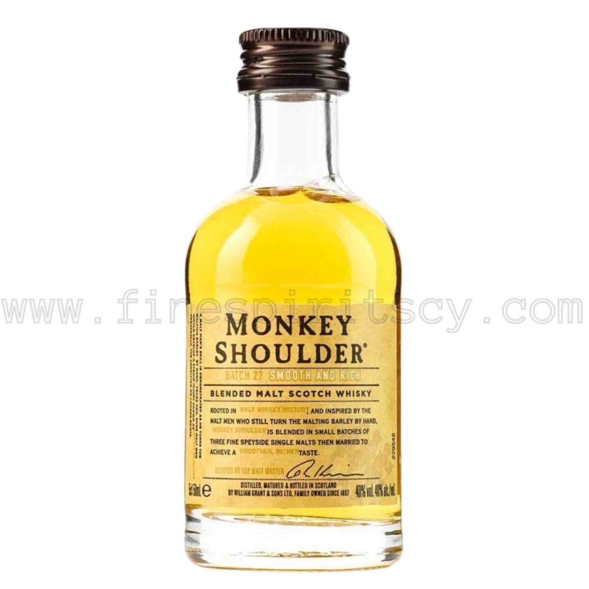 Monkey Shoulder 50ml 5cl mini miniature