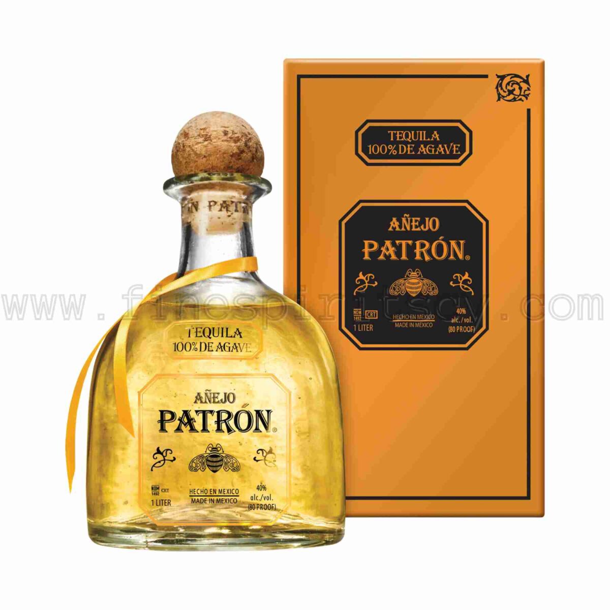 Patron Anejo 1L 1000ml 100cl liter litre mexican tequila 100% de agave