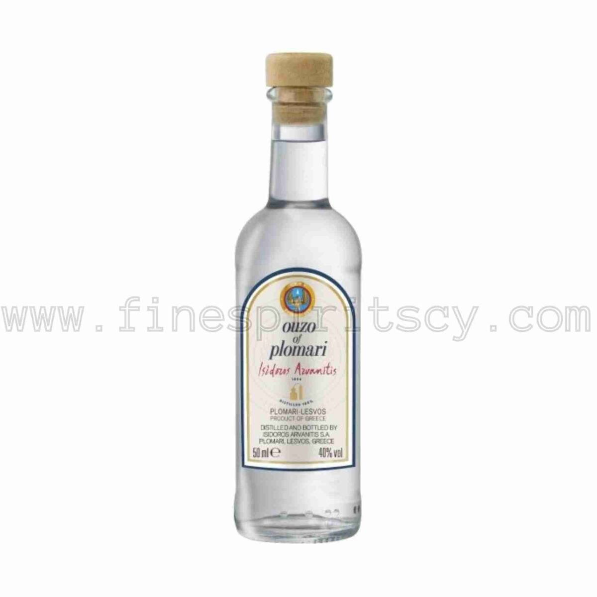 Ouzo Of Plomari 50ml 5cl 0.05L mini miniature