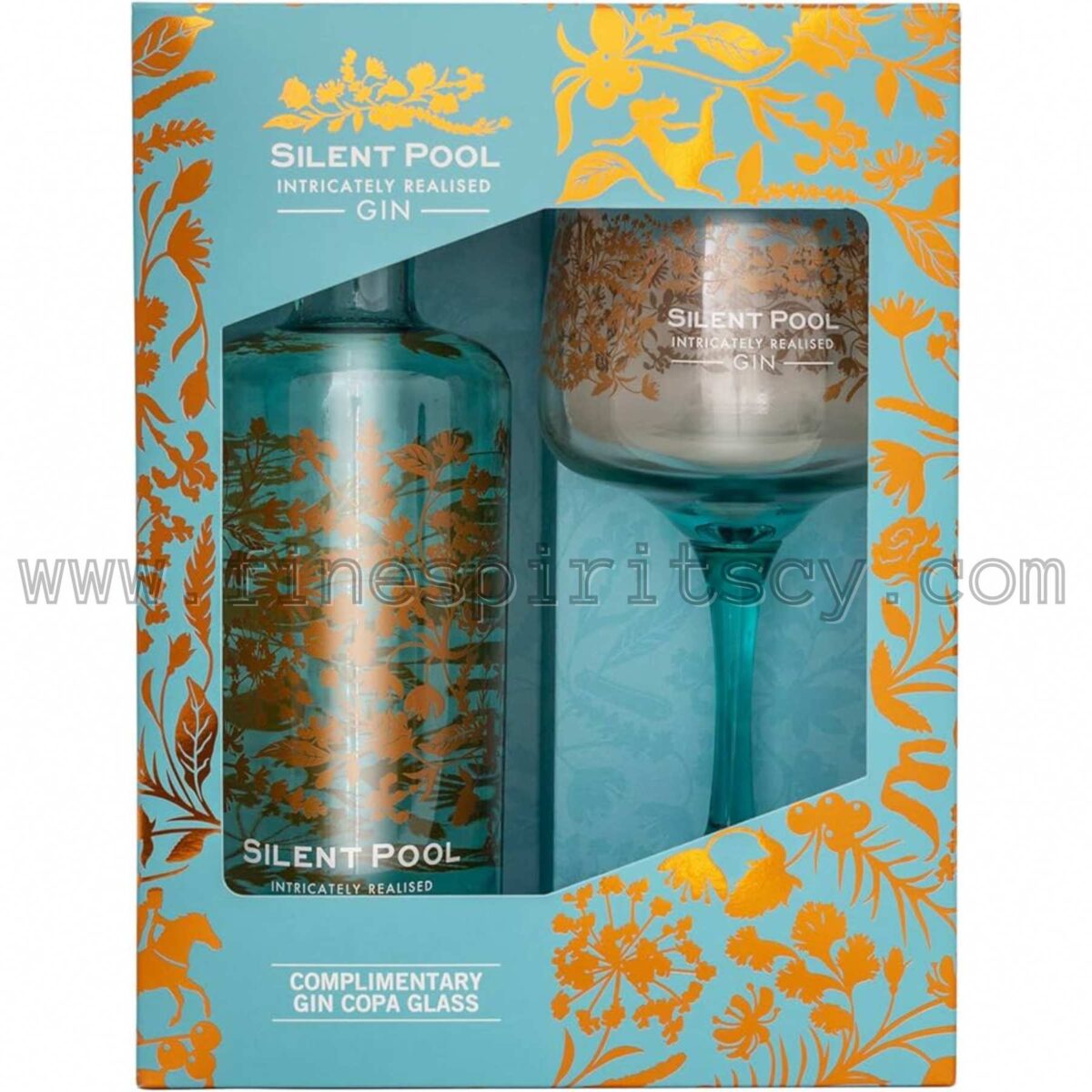 Silent pool gift set with glass gin cyprus price online order fine spirits