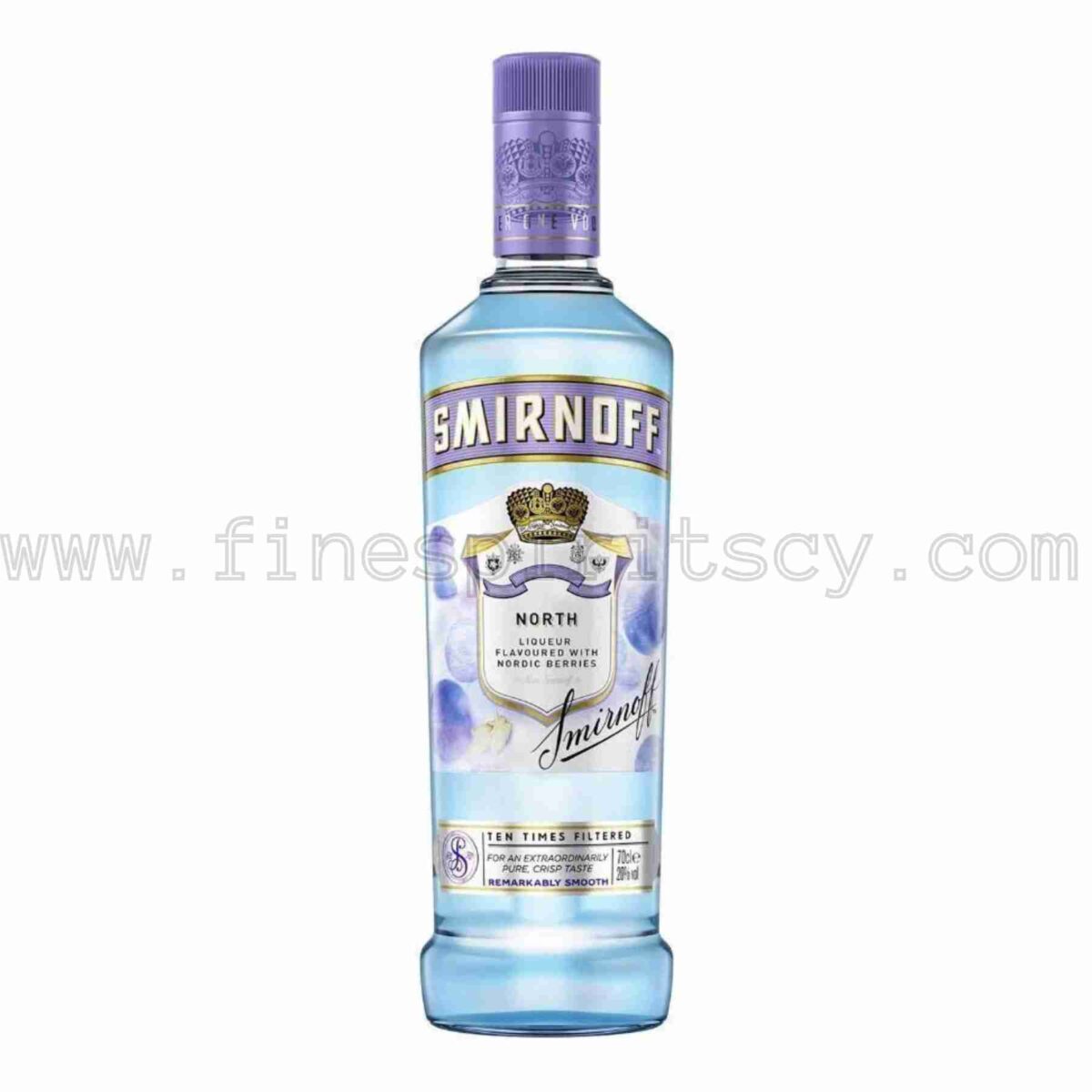 Smirnoff North Vodka Nordic Berries Flavored Liqueur 700ml 70cl 0.7L