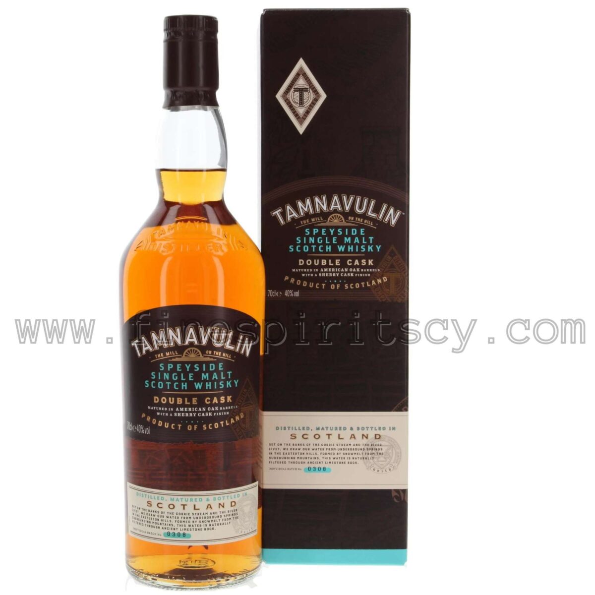 Tamnavulin Double Cask 700ml 70cl 0.7L Price CY Cyprus Whisky Sherry FSCY