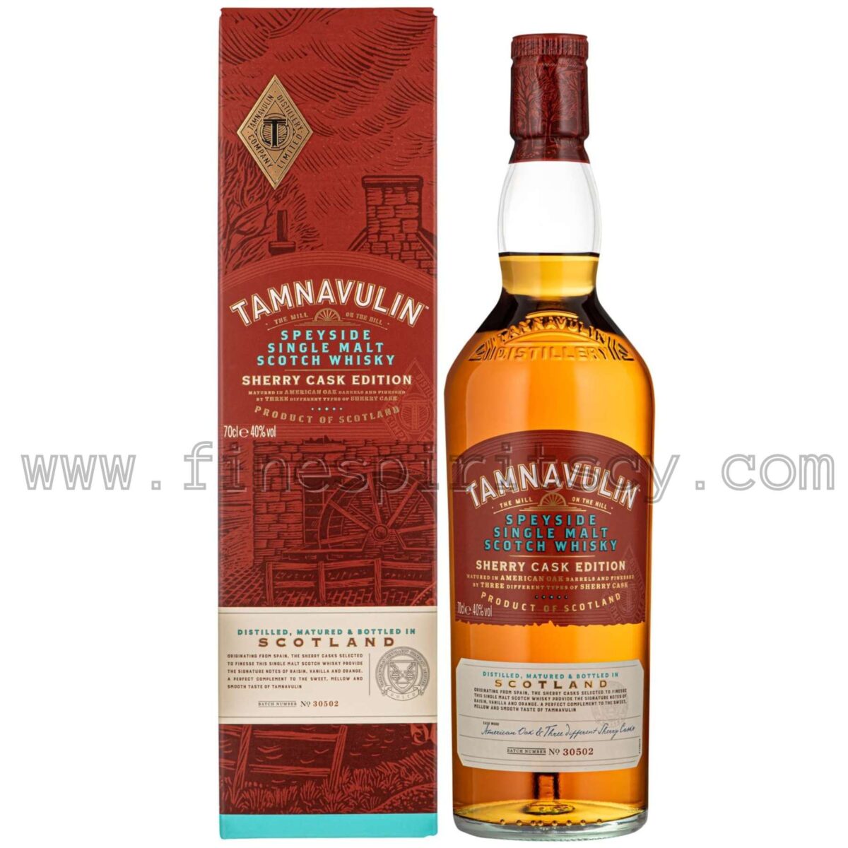 Tamnavulin Sherry Cask 700ml 70cl 0.7L Price CY Cyprus Whisky Online FSCY
