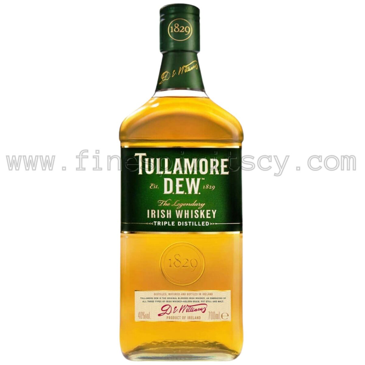 Tullamore Dew Irish Whiskey Fine Spirits Cyprus 700ml 70cl 0.7L