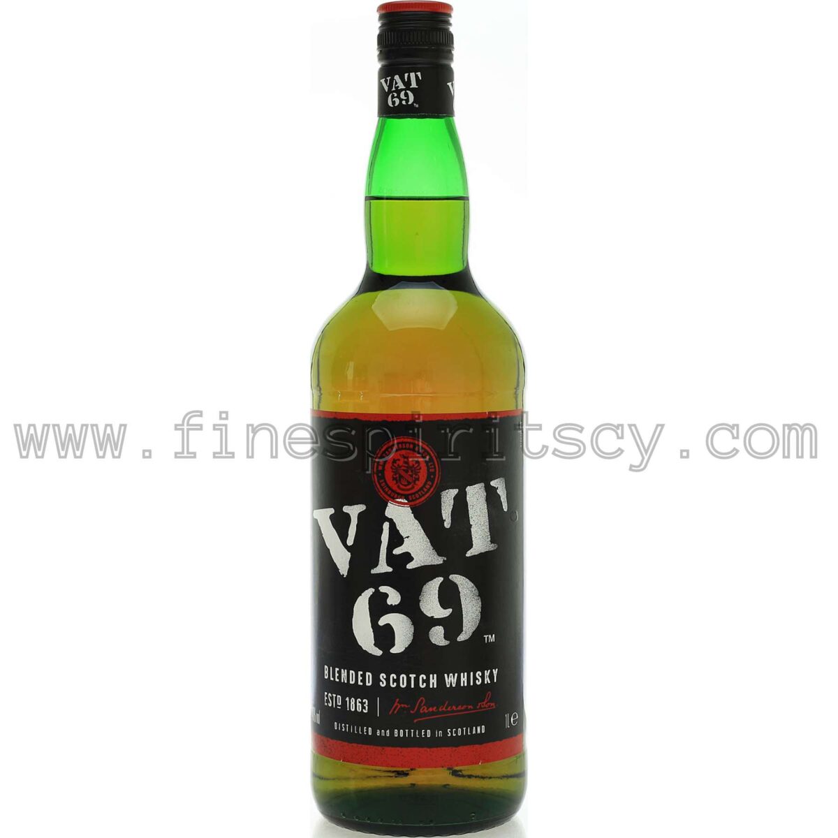 VAT 69 Whisky Whiskey Online Cyprus Price Fine Spirits CY 1000ml 100cl 1l liter litre