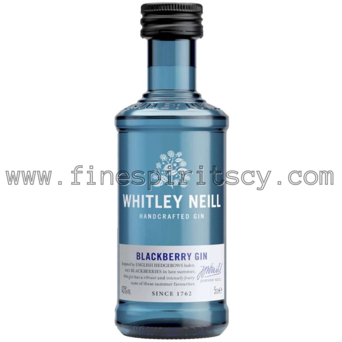 Whitley Neill Blackberry Berry Gin 50ml 5cl mini miniature Cyprus Price