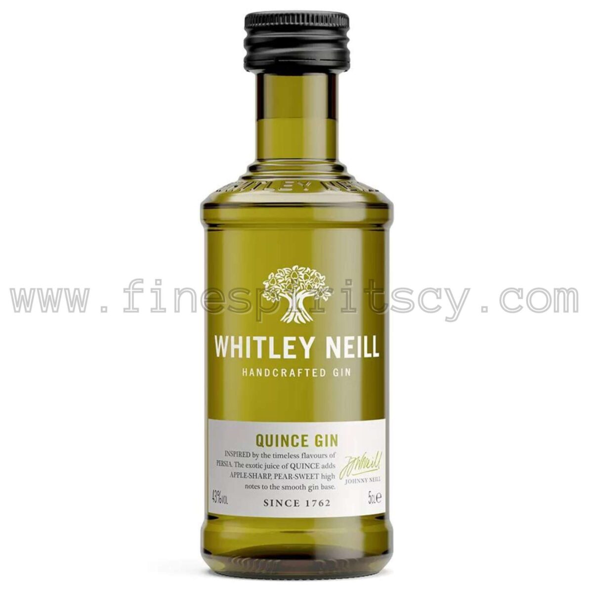 Whitley Neill Quince Gin 50ml 5cl mini miniature Price Cyprus Fine Spirits