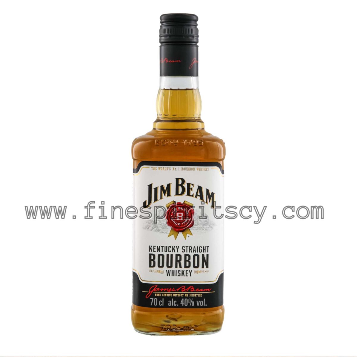 Jim Beam Kentucky Straight Bourbon 70cl 700ml 0.7L Cyprus