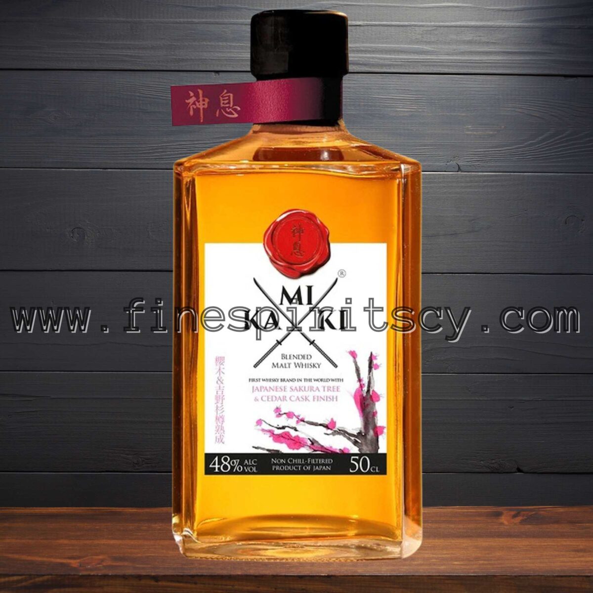 Kamiki Sakura Japanese Japan Whisky Cyprus Fine Spirits FSCY 500ml 50cl 0.5l