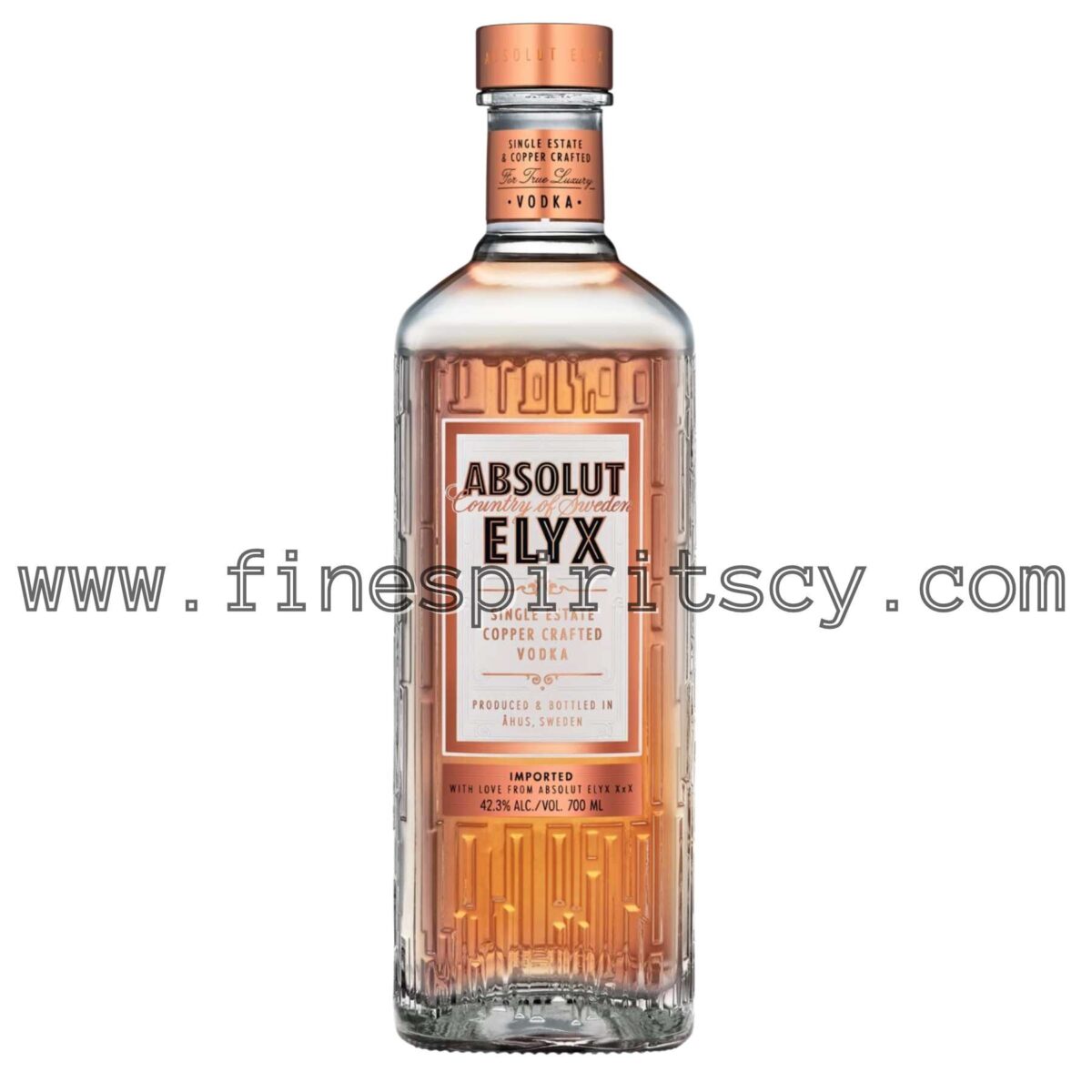 Absolut Elyx Premium Vodka Luxury 700ml 70cl 0.7 L Price Cyprus FS CY
