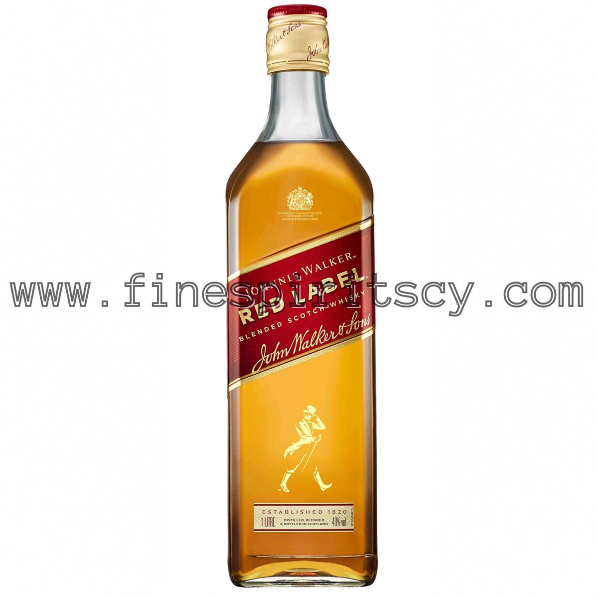 Johnnie Walker Red Label 1000ml 100cl 1L Scotch Whisky Cyprus