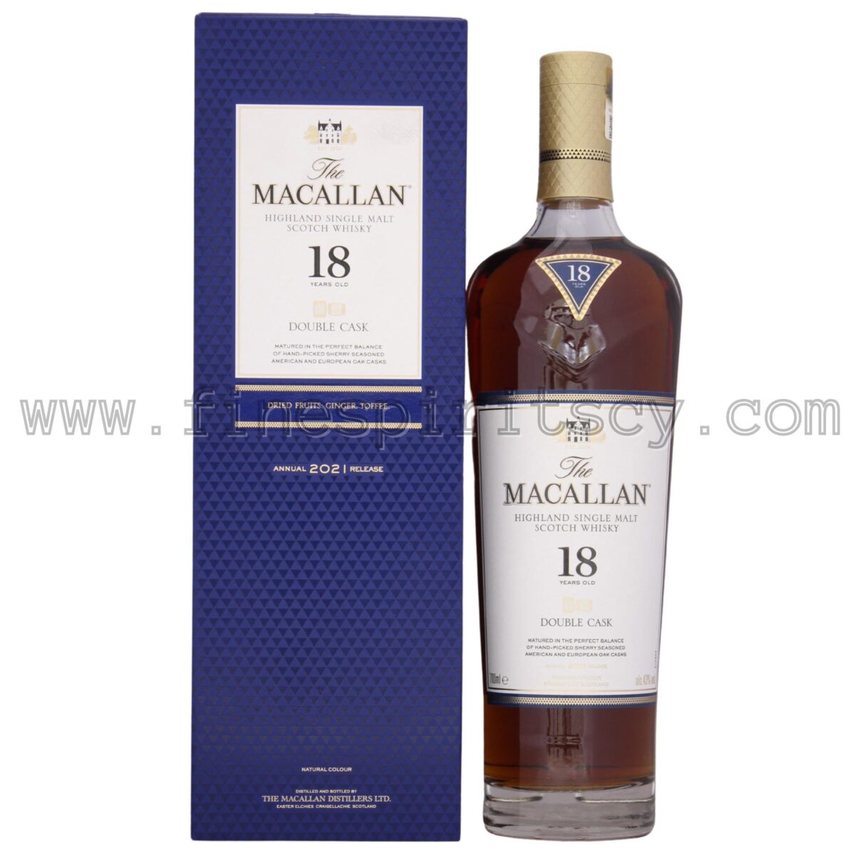 Macallan 18 Year Old Premium Scotch Double Cask Cyprus Price 2021