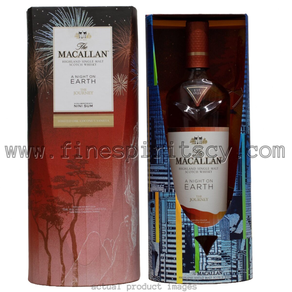 Macallan Front Open Box Night On Earth The Journey Fine Spirits Cyprus