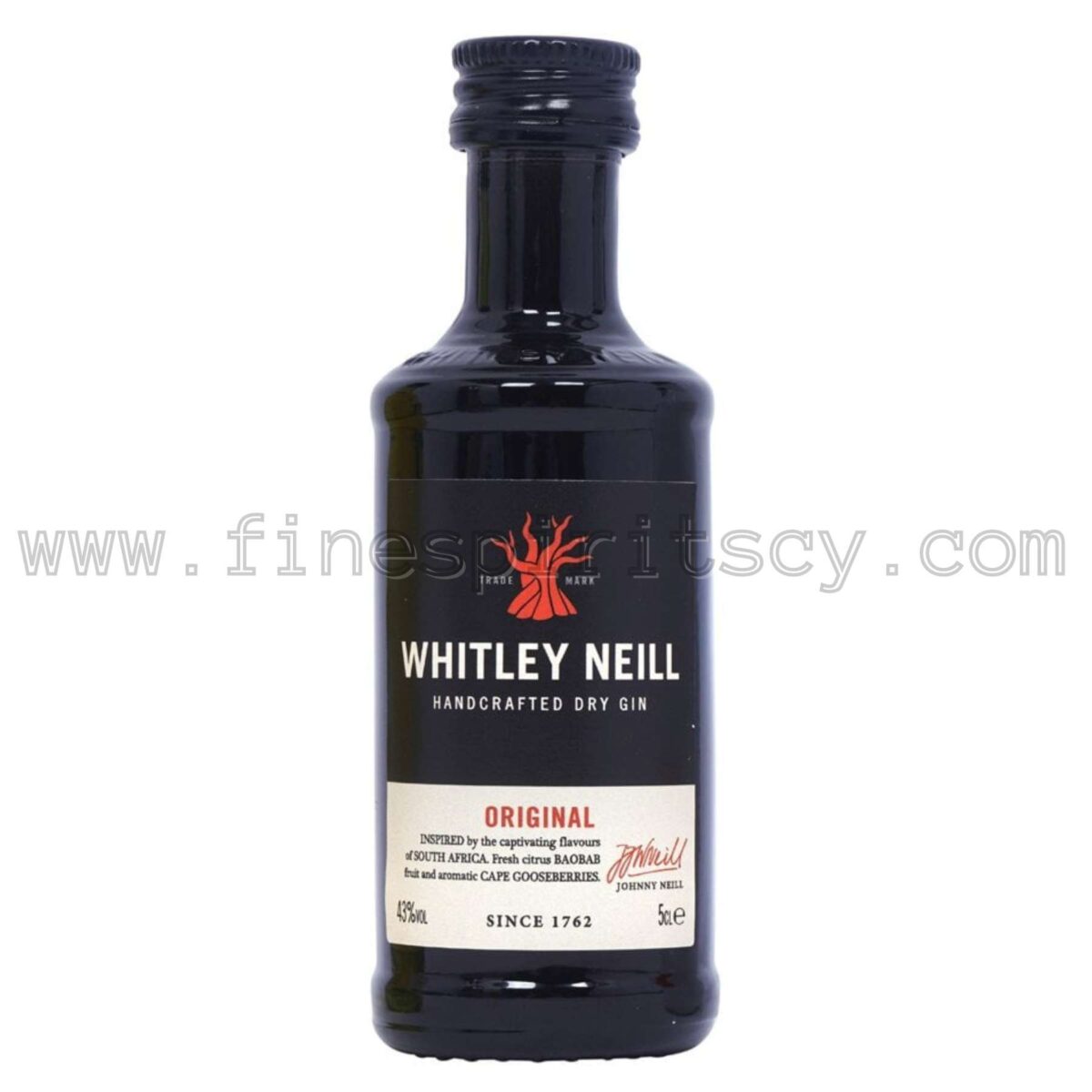 Whitley Neill Original Gin 50ml 5cl mini miniature cyprus price fscy
