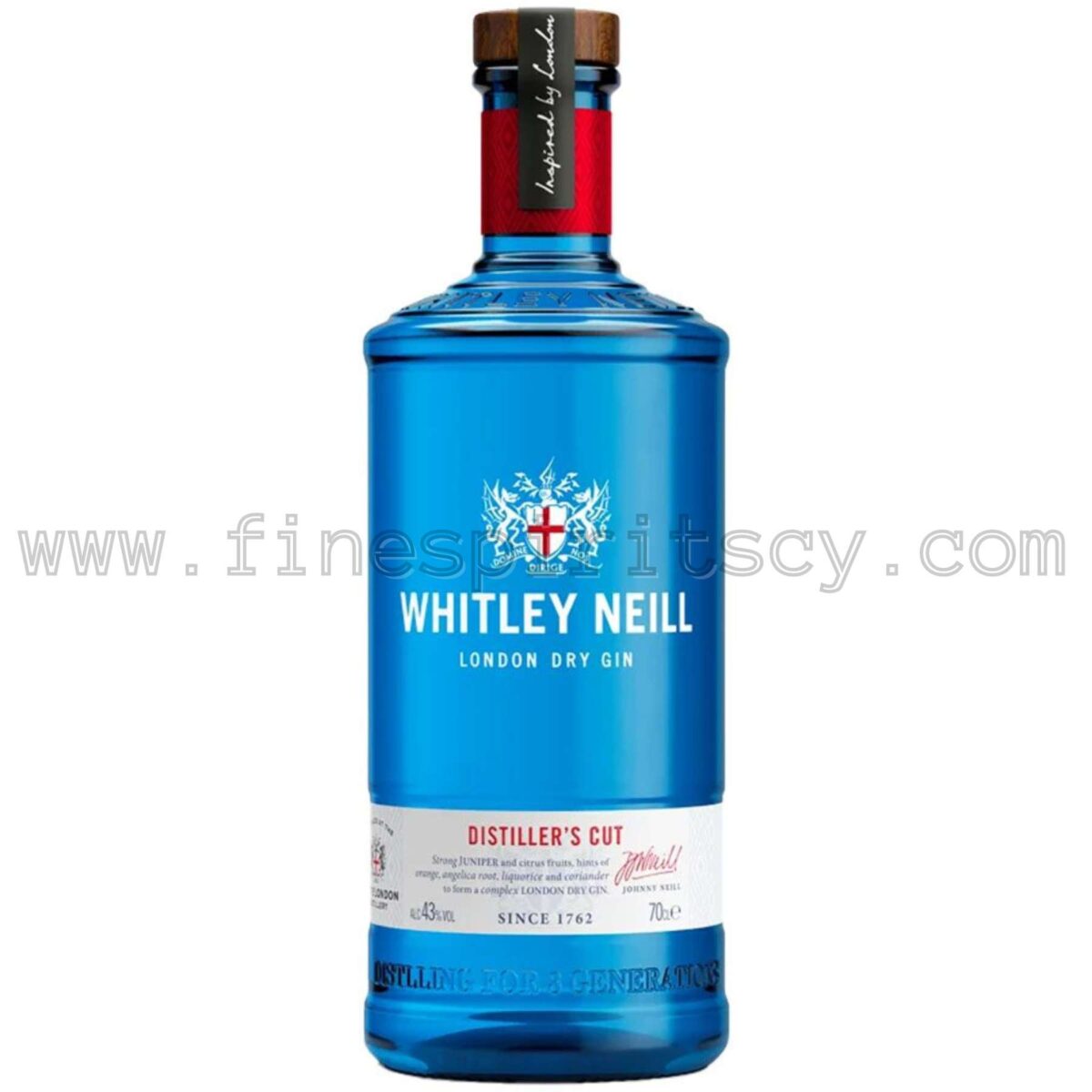 Whitley Neill Distillers Cut Cyprus Price Gin 700ml 70cl 0.7L London Dry Fine Spirits