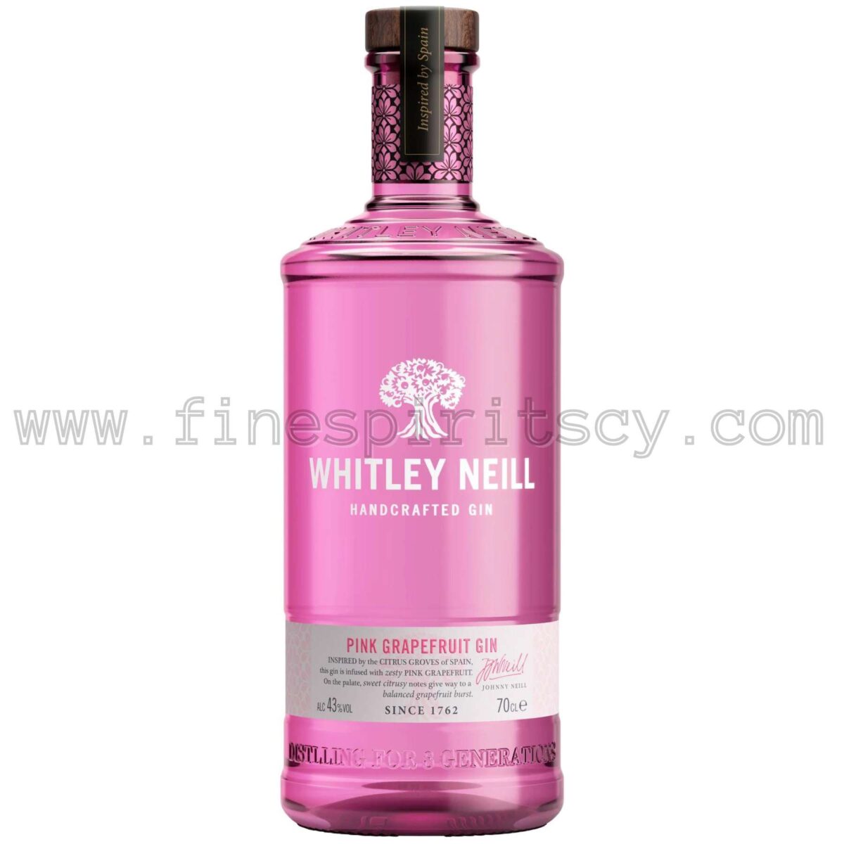 Whitley Neill Pink Grapefruit Gin 700ml 70cl 0.7L Price Cyprus Fine Spirits
