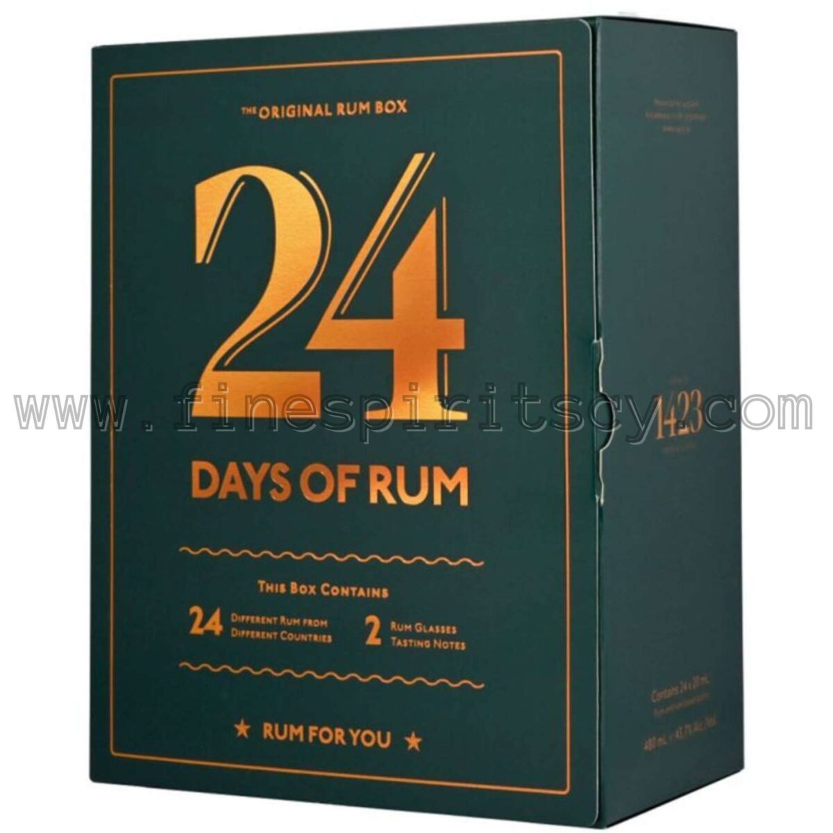 24 Days Of Rum Advent Calendar Green Edition Cyprus Price Gift Set Idea FSCY