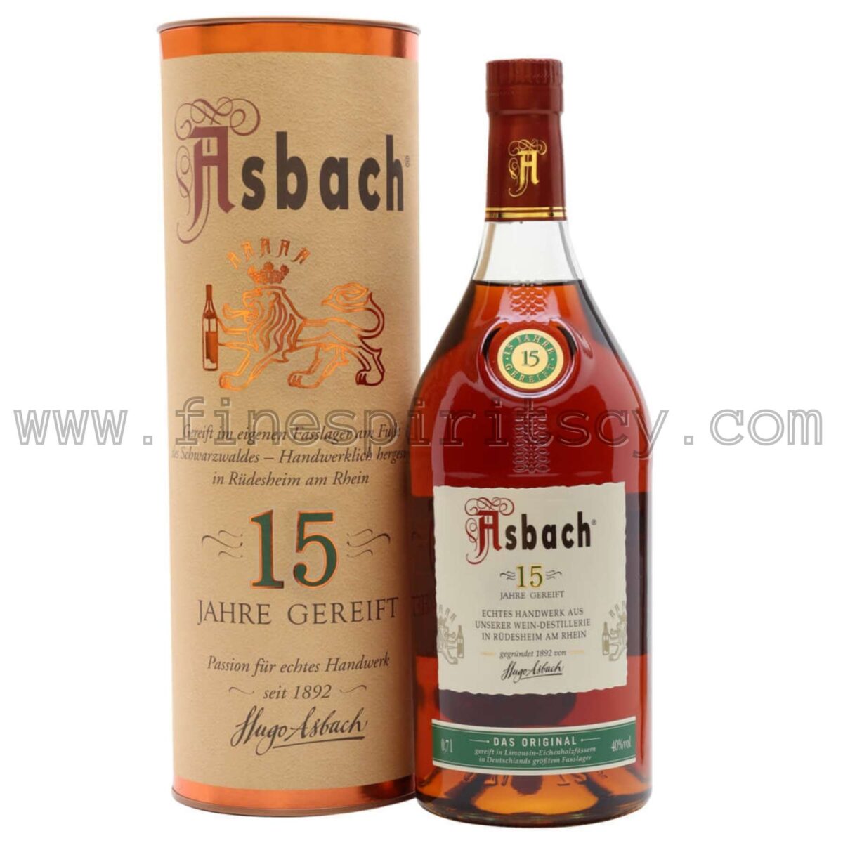 Asbach 15 YO 700ml cyprus price fine spirits cy brandy