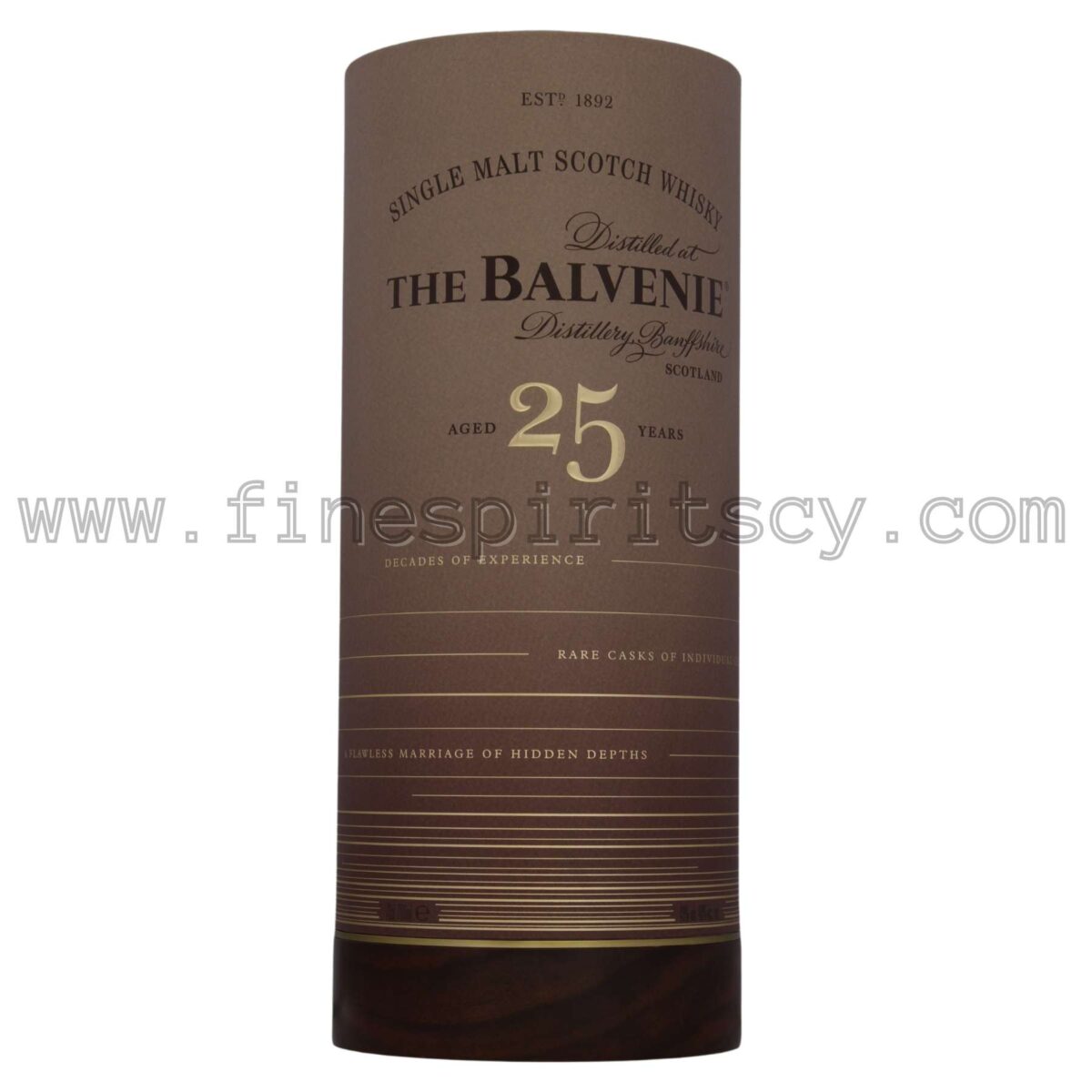 Balvenie 25Y/O Price Cyprus Order Europe 700ml 70cl 0.7L 48% FSCY