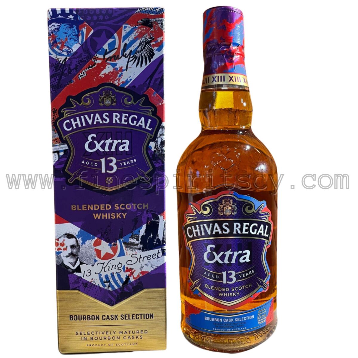 Chivas Regal Extra 13 YO Bourbon Cask Selection Finish Cyprus Price Fine Spirits CY