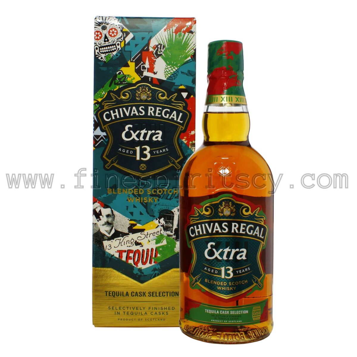 Chivas Regal Extra 13 Tequila Cask Selection Finish Cyprus Price Fine Spirits CY