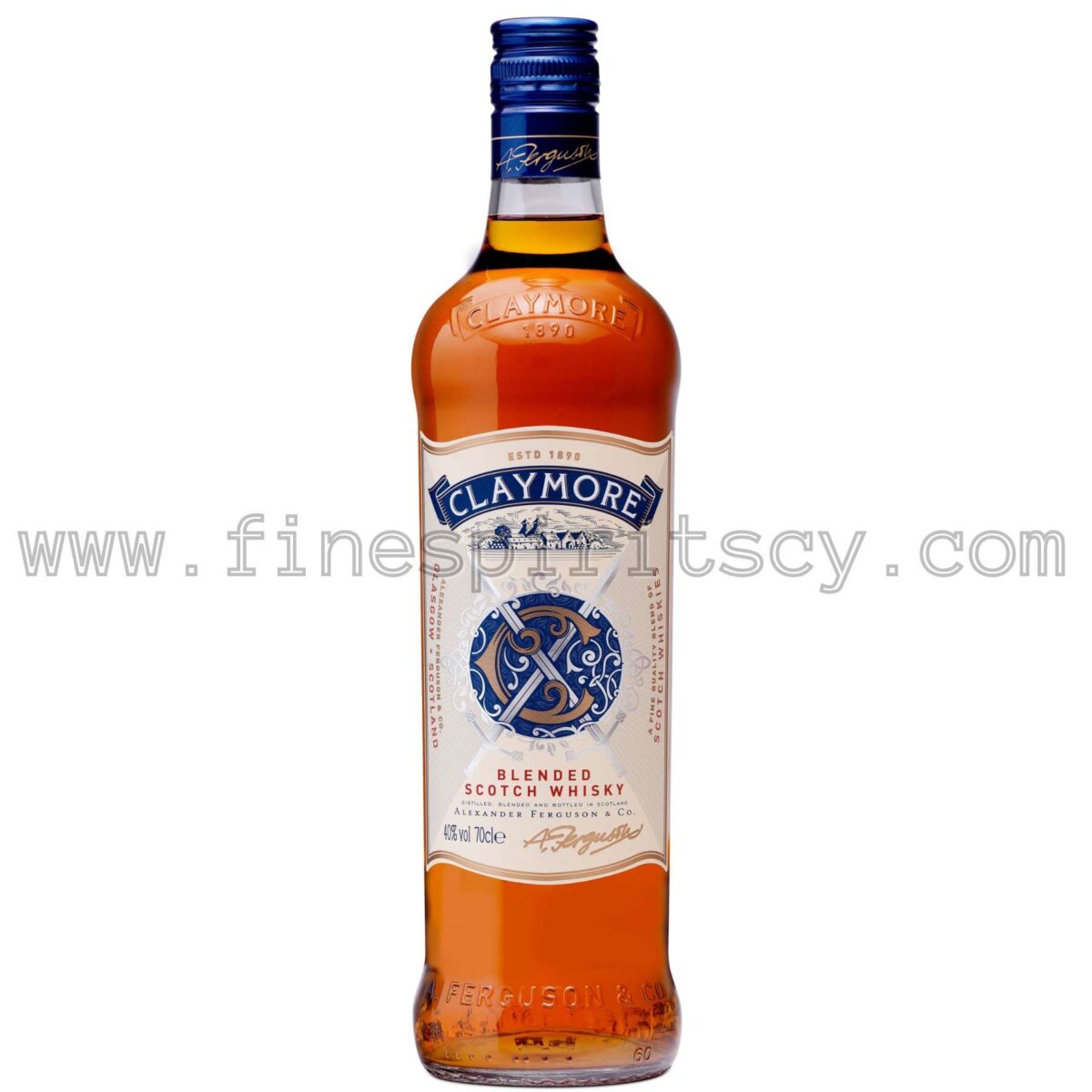 The Claymore Blended Scotch Whisky Price Cyprus FSCY 700ml 70cl 0.7L