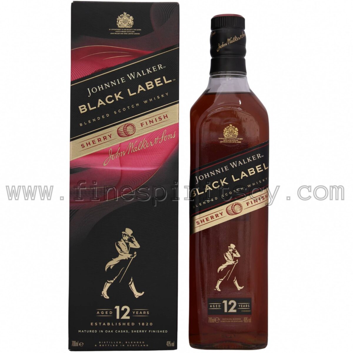 JW Black Sherry Cask Finish Cyprus Price Fine Spirits CY Order Online
