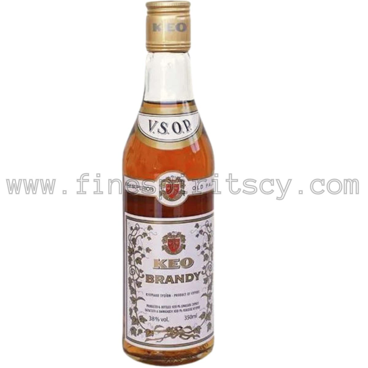 KEO Brandy VSOP 350ml 35cl 0.35L Very Superior Old Pale Cyprus Fine Spirits CY