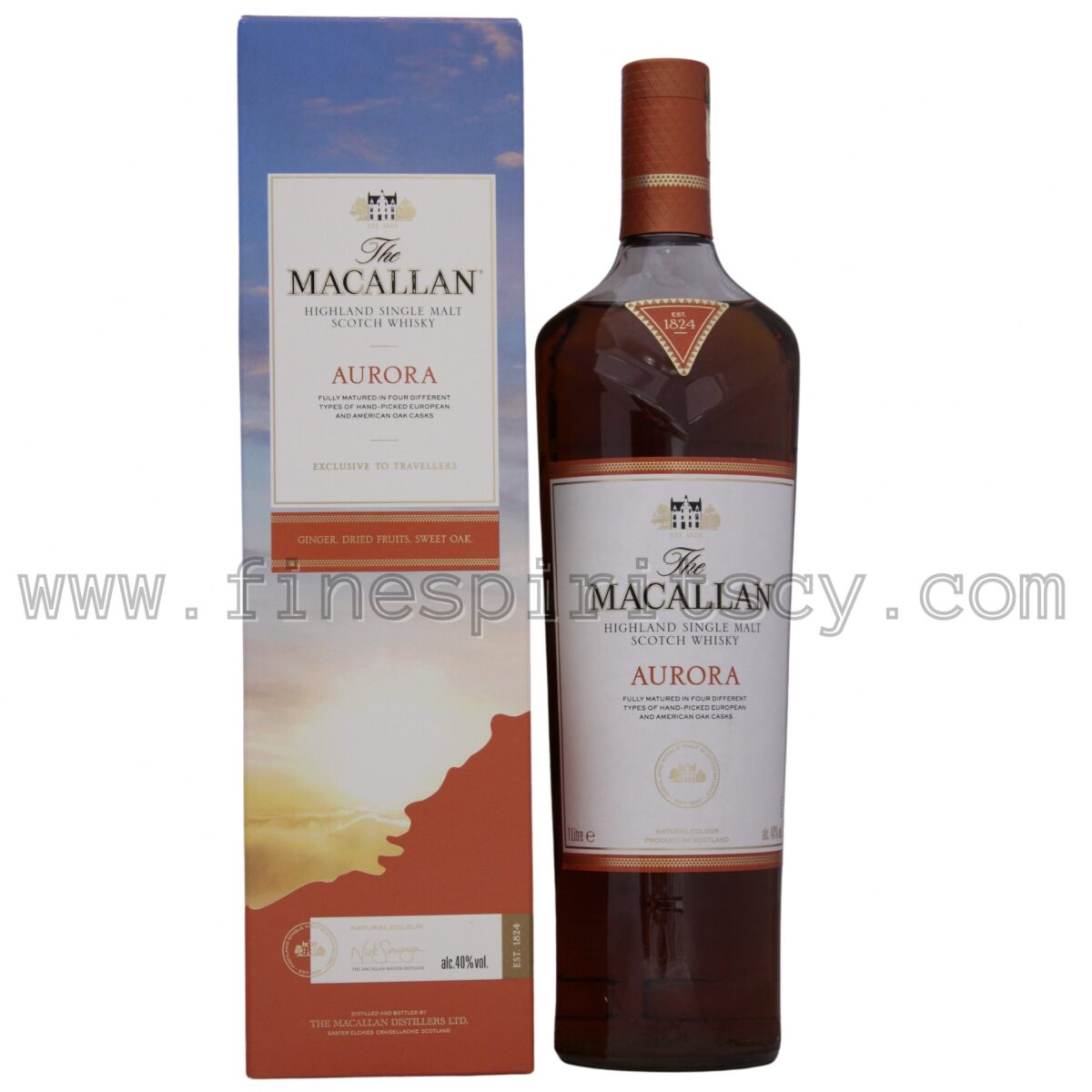 The Macallan Aurora 1000ml 100cl 1L Liter Litre Taiwan Cyprus Europe