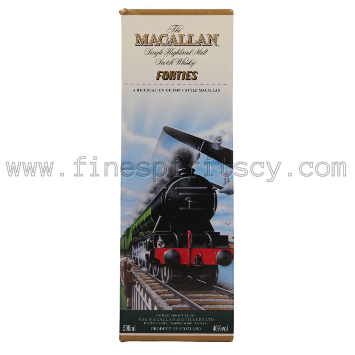 Macallan 1940s Forties Cyprus Price FSCY Limited Edition Collection Travel Series Retail