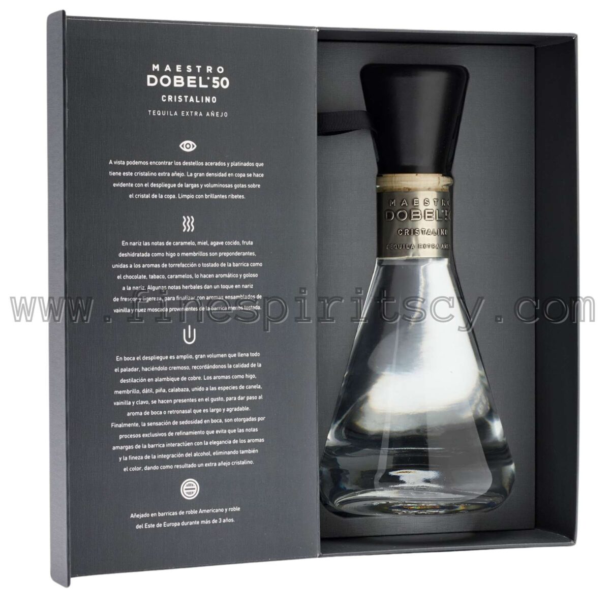 Maestro Dobel 50 Cristalino Open Box Extra Anejo Tequila 750ml 75cl 0.75L