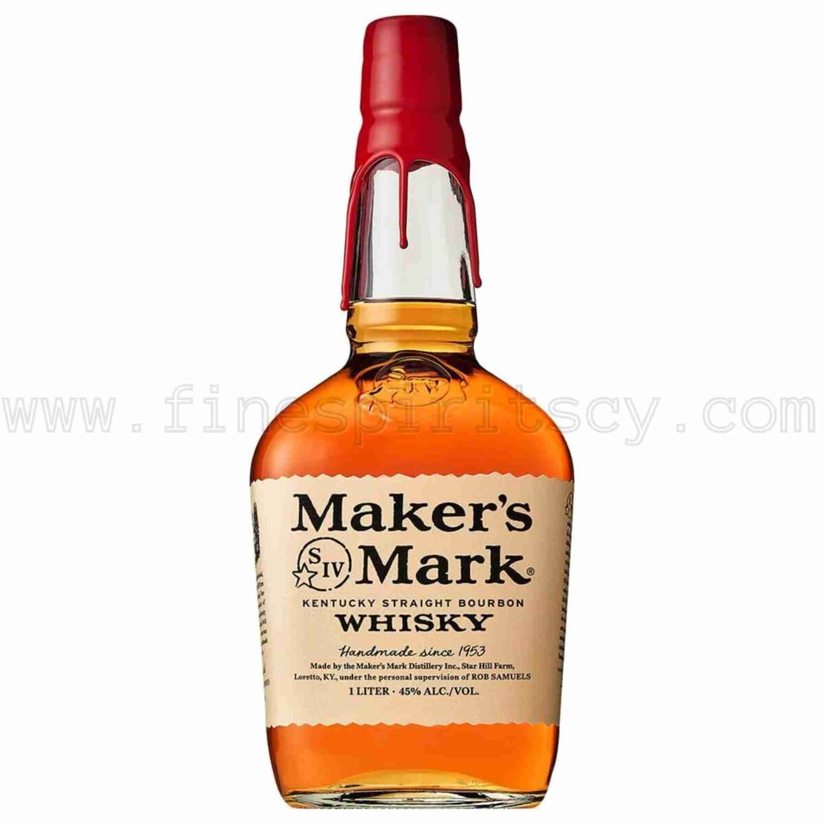 Makers Mark Bourbon 1000ml 100cl 1L Liter Litre Cyprus