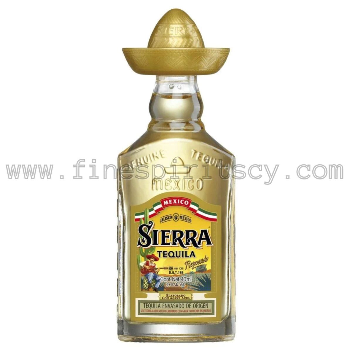 Sierra Tequila Reposado Gold Mini Miniature 4cl 40ml 5cl 50ml