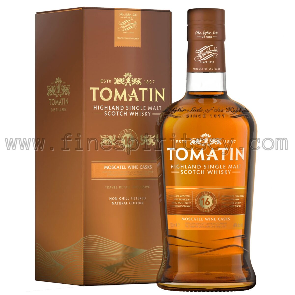 Tomatin 16 Year Old 16YO Moscatel Wine Cask Cyprus Price Whisky Fine Spirits