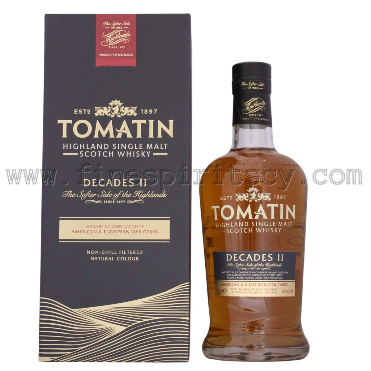 Tomatin Decades II 2 Whisky 50 year old Cyprus Price Fine Spirits Rare Best American European Cask