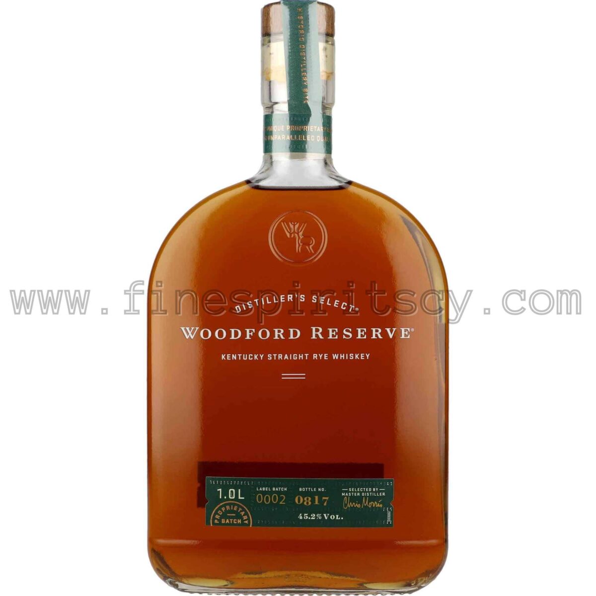 Woodford Reserve Rye Kentucky Straight 1000ml 100cl 1L LIter Litre Cyprus Price