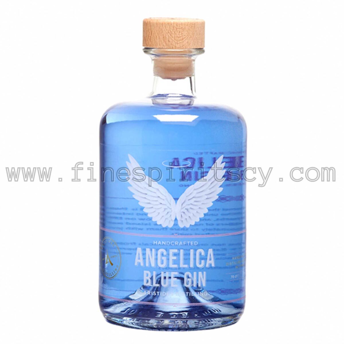 Angelica Blue Cypriot Dry Gin 700ml 70cl 0.7L Price Cyprus Fine Spirits CY
