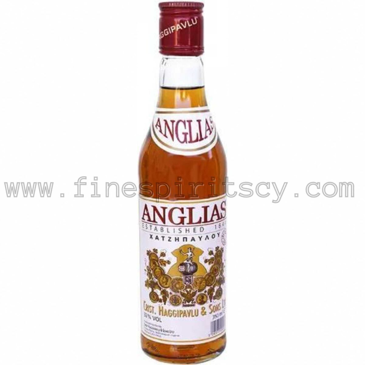 Anglias Price Order Online 350ml 35cl 0.35l Brandy CY Fine Spirits Cyprus Spirit FSCY