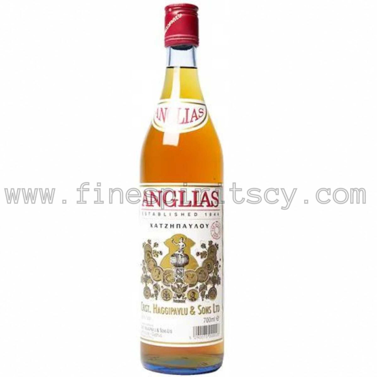 Anglias Brandy Cyprus Cypriot Price Order Online 700ml 70cl 0.7L Whisky CY