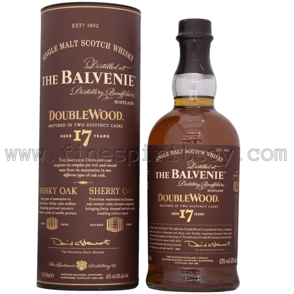 Balvenie 17 YO Double Wood Single Malt Price Cyprus 700ml 70cl 0.7L Scotch
