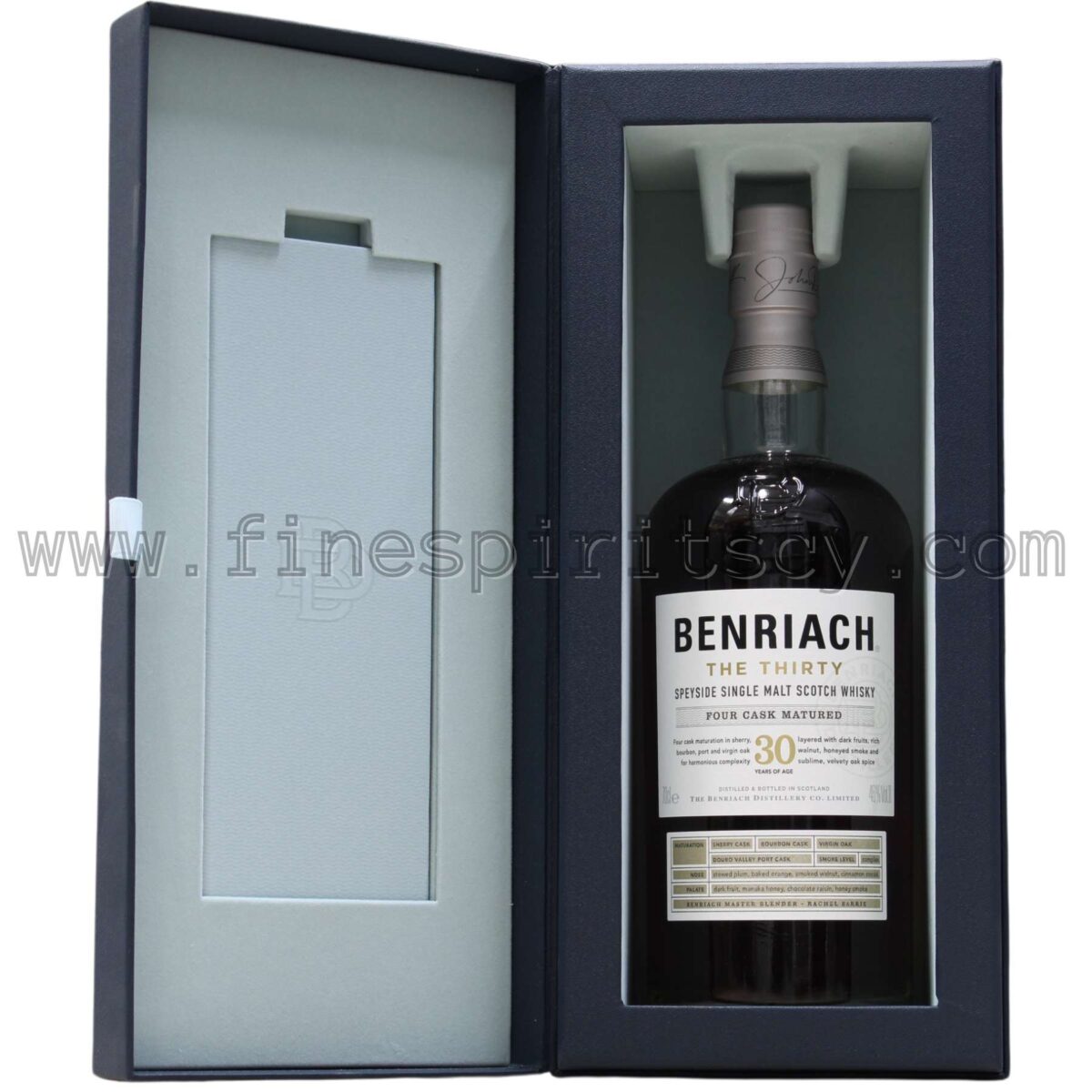Benriach 30YO Thirty Open Box Inside Bottle Fine Spirits Cyprus CY Price