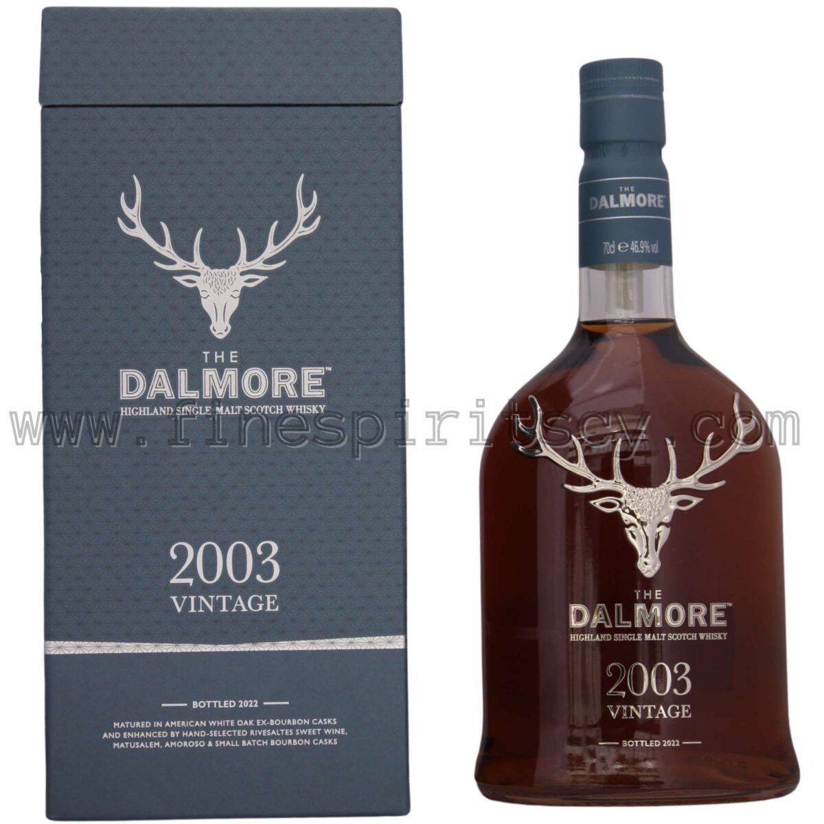 Dalmore 2003 Vintage Order Online 700ml 70cl 0.7L FSCY Front Bottle Box