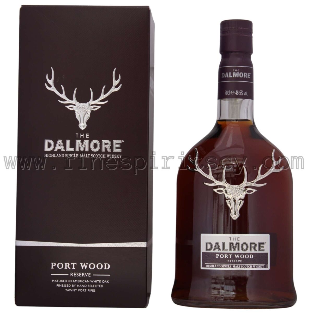 Dalmore Port Wood Reserve Front Side Bottle Box Whisky Online Whiskey CY