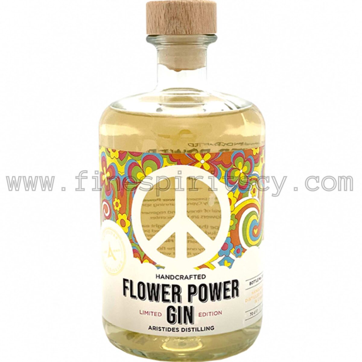 Flower Power Cypriot Gin Cyprus Fine Spirits CY Aristides Distillery 700ml 70cl 0.7L